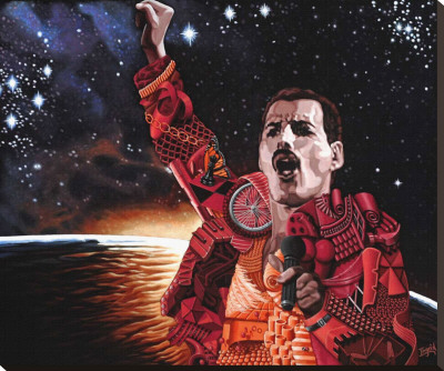 Freddy Mercury by Ingrid Black Pricing Limited Edition Print image