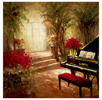 Illuminated Music Room by Foxwell Pricing Limited Edition Print image