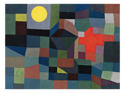 Fire During Full Moon, 1933 by Paul Klee Pricing Limited Edition Print image