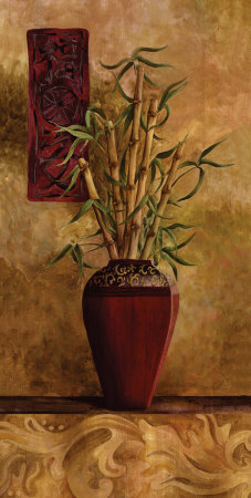 Asian Vase I by Pat Woodworth Pricing Limited Edition Print image