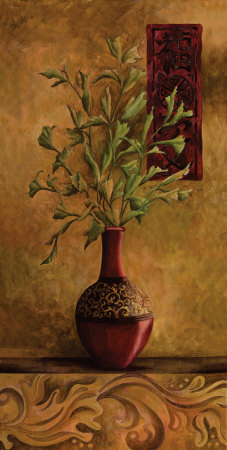 Asian Vase Ii by Pat Woodworth Pricing Limited Edition Print image