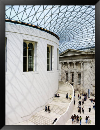 Inside The British Museum Great Court by Eightfish Pricing Limited Edition Print image