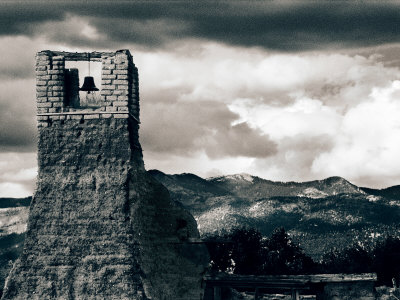 Bell Tower, Santa Fe, New Mexico, Usa by Bob Cornelis Pricing Limited Edition Print image