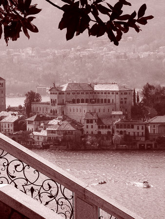 San Giulio Island, Lago Dorta, Italy by Ilona Wellmann Pricing Limited Edition Print image