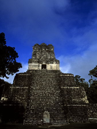 Pyramid At The The Maya City Of Tikal by Stephen Alvarez Pricing Limited Edition Print image