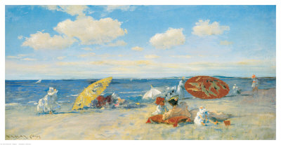 At The Seaside, C.1892 by William Merritt Chase Pricing Limited Edition Print image