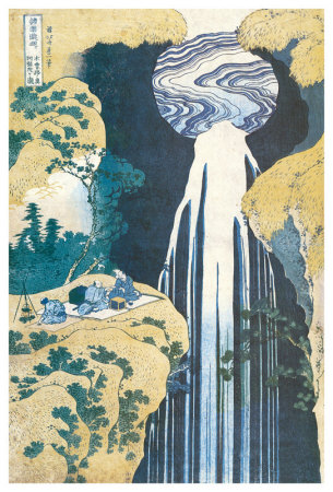Cascade Of Amida, Province Of Kiso, C.1830 by Hokusai Katsushika Pricing Limited Edition Print image