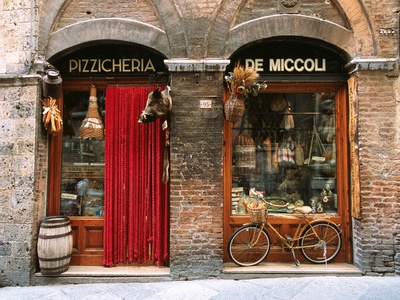 Pizzicheria And Bicycle by John Elk Iii Pricing Limited Edition Print image