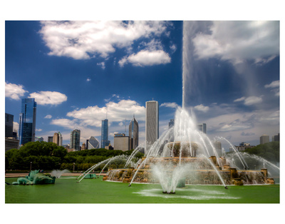 Buckingham Fountain Chicago by Michael Polk Pricing Limited Edition Print image