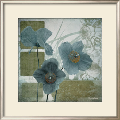 Cerulean Poppies I by Robert Lacie Pricing Limited Edition Print image