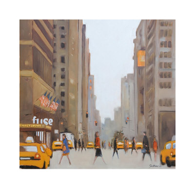 7Th Avenue, New York by Jon Barker Pricing Limited Edition Print image