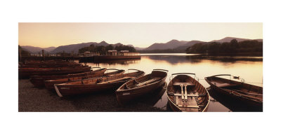 Derwentwater Dusk by Lee Frost Pricing Limited Edition Print image