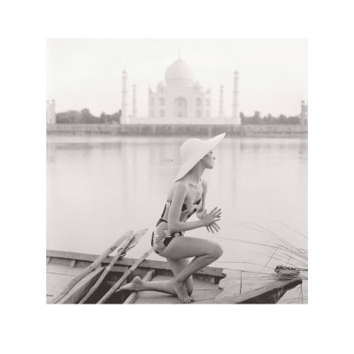 Taj Mahal, India, Vogue C.1956 by Norman Parkinson Pricing Limited Edition Print image