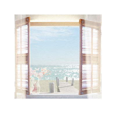 View Through Shutters by Malcolm Sanders Pricing Limited Edition Print image