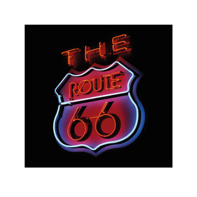 The Route 66 Neon Sign by Gary Yeowell Pricing Limited Edition Print image