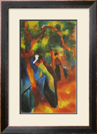 The Sunny Street by Auguste Macke Pricing Limited Edition Print image