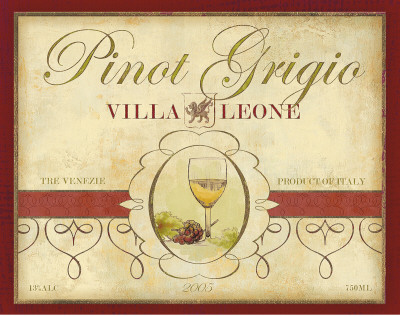 Tre Venezie Pinot Grigio by Devon Ross Pricing Limited Edition Print image