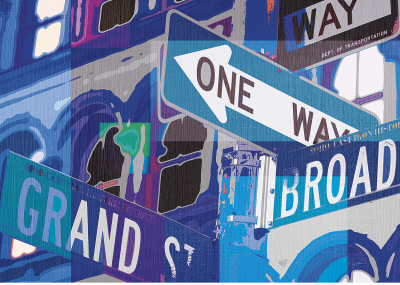 Broadway And Grand by Evangeline Taylor Pricing Limited Edition Print image