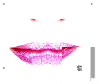 Womans Lips, Double Image by I.W. Pricing Limited Edition Print image
