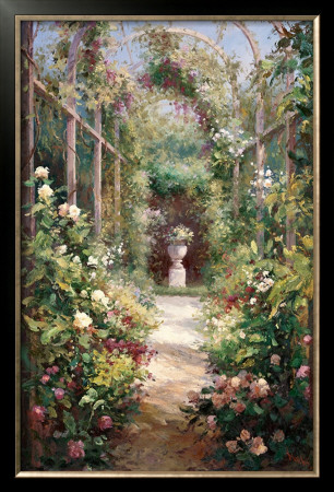 Garden Entrance by Haibin Pricing Limited Edition Print image