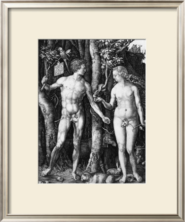 Adam And Eve, C.1505 by Albrecht Dürer Pricing Limited Edition Print image