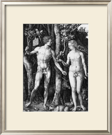 Adam And Eve, C.1505 by Albrecht Durer Pricing Limited Edition Print image