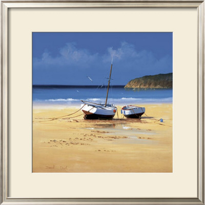 Moorings Low Tide by David Short Pricing Limited Edition Print image