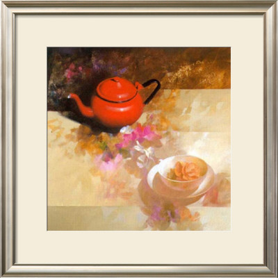 Still Life With Red Teapot by Spartaco Lombardo Pricing Limited Edition Print image