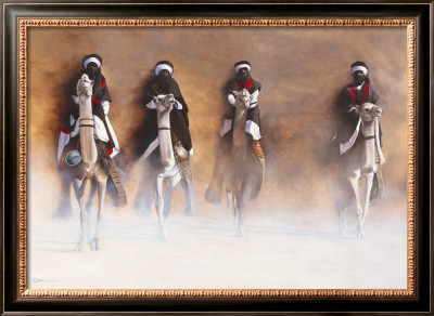 Les Cavaliers De L'aube by Cedric Cazal Pricing Limited Edition Print image