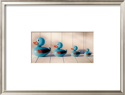 Blue Ducks by Ian Winstanley Pricing Limited Edition Print image
