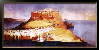 L'acropole De Lindos by Domenc Pricing Limited Edition Print image