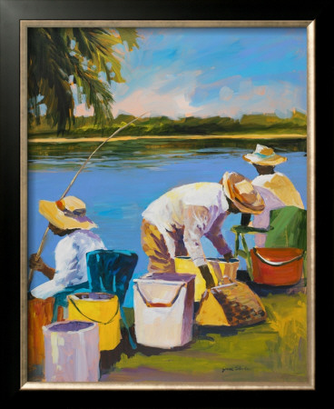 Fishing I by Jane Slivka Pricing Limited Edition Print image