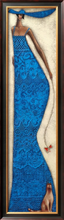 Lady In Blue by Ira Tsantekidou Pricing Limited Edition Print image