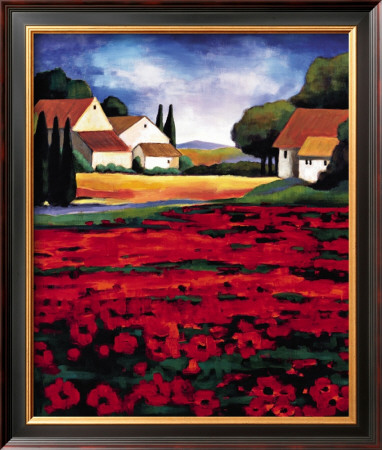 Poppy Field I by J. Clarke Pricing Limited Edition Print image