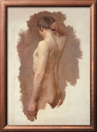 Male Nude by John William Whitely Pricing Limited Edition Print image