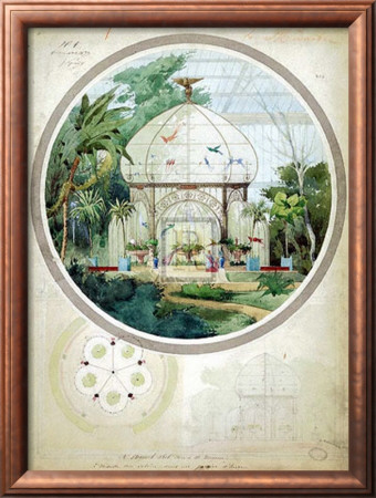 Aviary In A Winter Garden by Adrien Chancel Pricing Limited Edition Print image