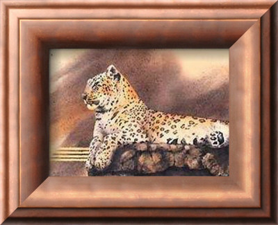 Lounging Leopard by Nancy Azneer Pricing Limited Edition Print image