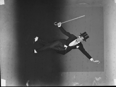 Dancer Fred Astaire In Top Hat, Tails And Spats, Dancing Puttin' On The Ritz For Blue Skies by Bob Landry Pricing Limited Edition Print image