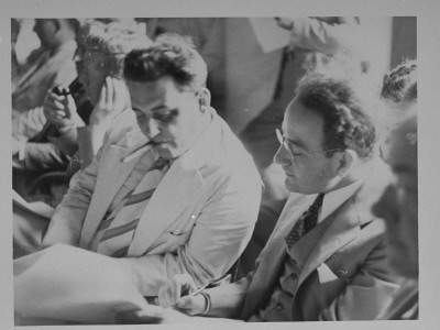 Leon Henderson And Benjamin V. Cohen, Discussing Business During The Wage And Bill Hearing by Thomas D. Mcavoy Pricing Limited Edition Print image