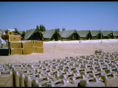 Warehouse, Temporary Quarters For Us Army, In Desert Shield Gulf Crisis Operation by Gil High Pricing Limited Edition Print image