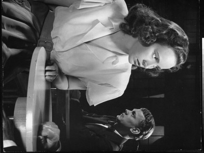 Actor Joseph Cotten And Actress Teresa Wright In Scene From Shadow Of A Doubt by Gjon Mili Pricing Limited Edition Print image
