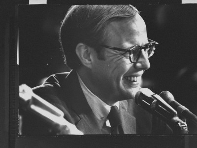 Ex-Nixon Aide John Dean During His Testimony At Senate Watergate Hearings by Gjon Mili Pricing Limited Edition Print image
