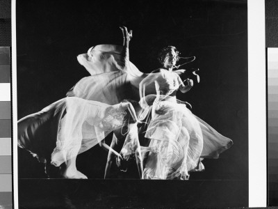 Multiple Exposure Of Actress Gracie Fields Doing A Cartwheel In Muggers All by Gjon Mili Pricing Limited Edition Print image