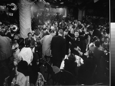 Comedian Joe E. Lewis In Crowd Of Patrons At Club Copacabana by Gjon Mili Pricing Limited Edition Print image