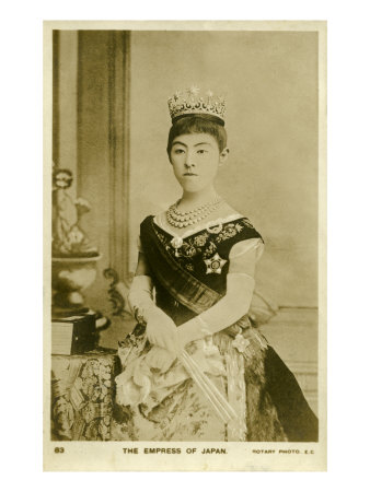 Empress Shoken, Consort Of Emperor Meiji, May 9, 1849 - April 9, 1914 by Harold Copping Pricing Limited Edition Print image