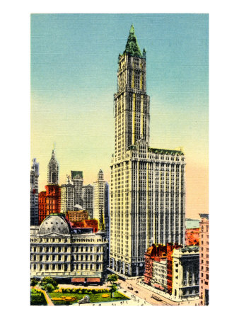 Woolworth Building, New York City, 1920S by Jost Amman Pricing Limited Edition Print image