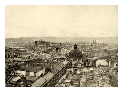 View Of Vienna With Dome Of St Stephen's Cathedral (Stefansdom), Turn Of The Century by Thomas Crane Pricing Limited Edition Print image