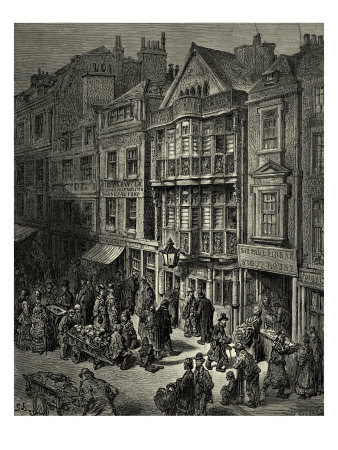Victorian London - Bishopsgate Street, East Of London by Walter Crane Pricing Limited Edition Print image