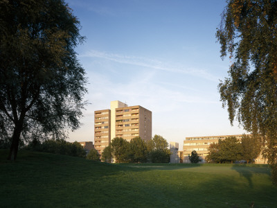 Housing Blocks Of Flats On Kidbrooke Estate, Se3 by Benedict Luxmoore Pricing Limited Edition Print image