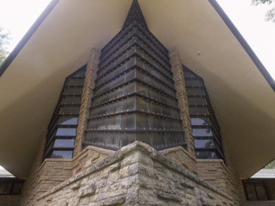 Unitarian Meeting House, Shorewood Hills, Madison, Wisconsin, 1947, Architect: Frank Lloyd Wright by Alan Weintraub Pricing Limited Edition Print image